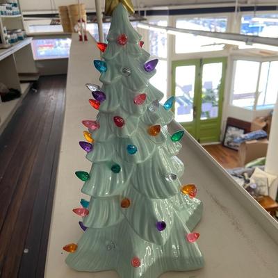 Ceramic Christmas Tree Lot Two