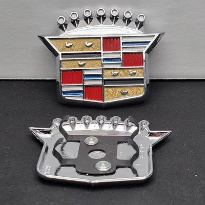 (2) Cadillac Hub Cap Emblems (1963-1979)