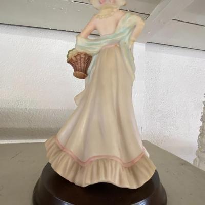 Farmhouse Mercantile Clock, Figurine, and Knickknacks Lot
