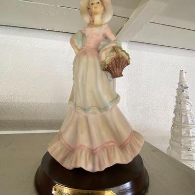 Farmhouse Mercantile Clock, Figurine, and Knickknacks Lot