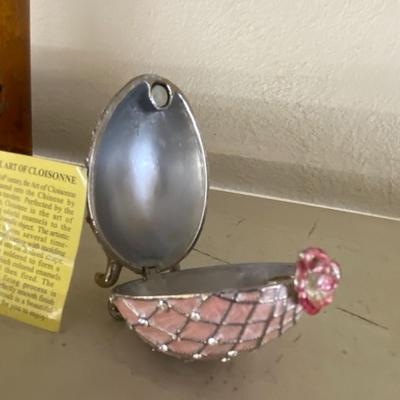 Farmhouse Mercantile Clock, Figurine, and Knickknacks Lot