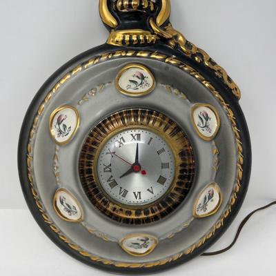 Vintage Oxford Spinning Company Sessions Porcelain Wall Clock
