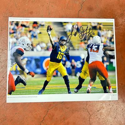 JARED GOFF Signed Autographed Photo Los Angeles Rams LA CAL Bears