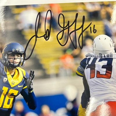 JARED GOFF Signed Autographed Photo Los Angeles Rams LA CAL Bears