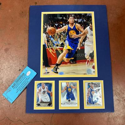 Klay Thompson Autographed Photo & cards - All seen