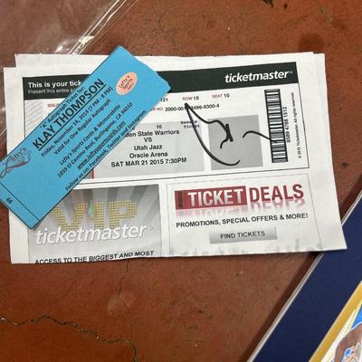 Klay Thompson Autographed Photo & cards - All seen