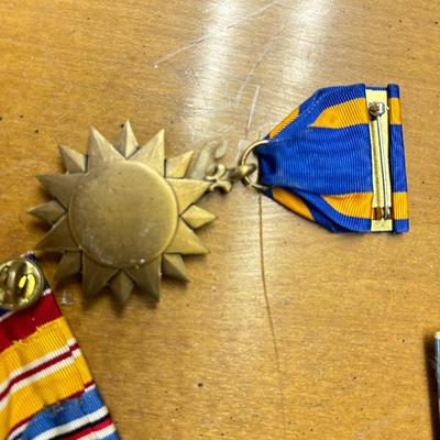 Estate lot of military metals, all metals included in a lot seen in photos