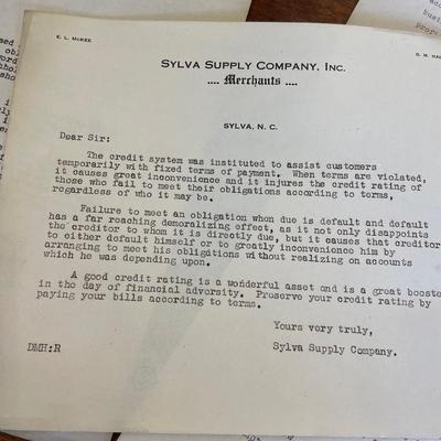Depression Era Collection Notices Lot 1
