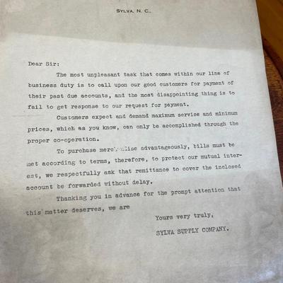 Depression Era Collection Notices Lot 1