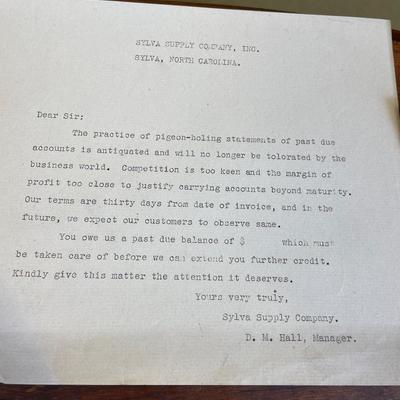 Depression Era Collection Notices Lot 1