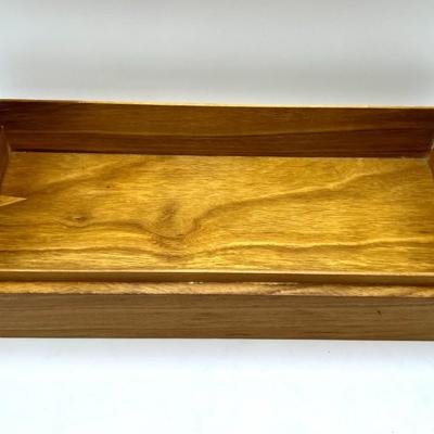 3 Piece Interlocking Solid Wood Tool / Sewing / Tackle Box