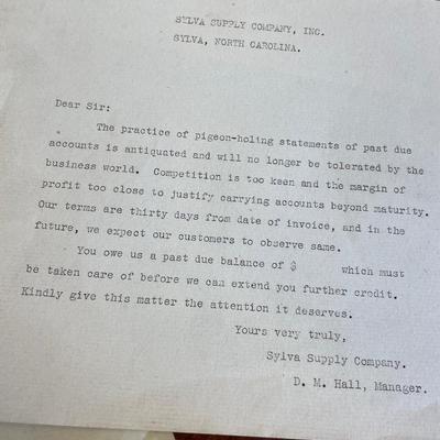 Depression Era Collection Notices Lot 2