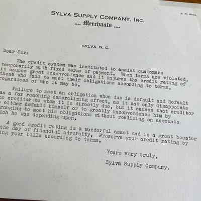 Depression Era Collection Notices Lot 2