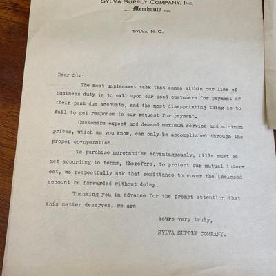 Depression Era Collection Notices Lot 3