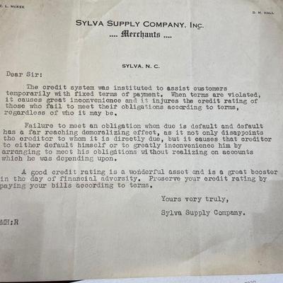 Depression Era Collection Notices Lot 3