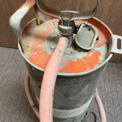 Vintage Pump Type Water Fire Extinguisher