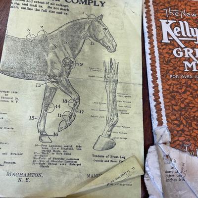 Vintage Horse Related Ephemera