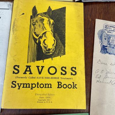 Vintage Horse Related Ephemera