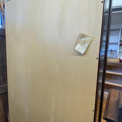 Two-Doored Mirrored and Lighted Curio-cabinet
