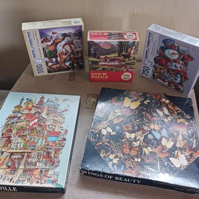 5 JIGSAW PUZZLES