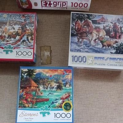 4 - 1000 PIECE JIGSAW PUZZLES