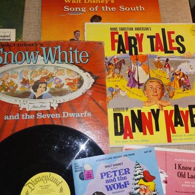 CHILDREN'S RECORD ALBUMS AND 45's