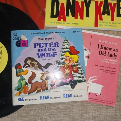 CHILDREN'S RECORD ALBUMS AND 45's