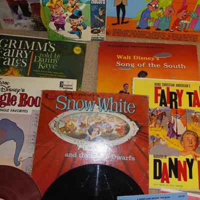 CHILDREN'S RECORD ALBUMS AND 45's