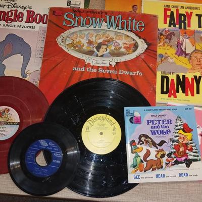 CHILDREN'S RECORD ALBUMS AND 45's
