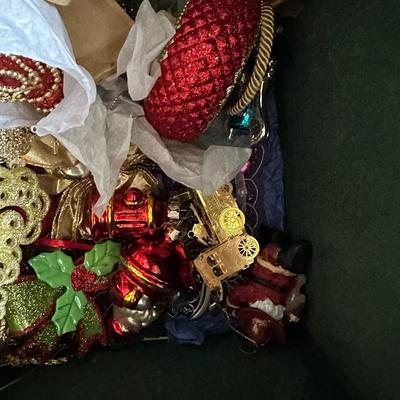 Variety of Christmas Ornaments