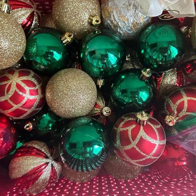 Variety of Christmas Ornaments