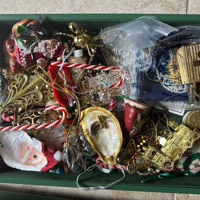 Variety of Christmas Ornaments