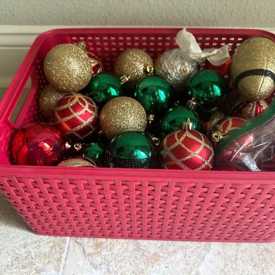 Variety of Christmas Ornaments