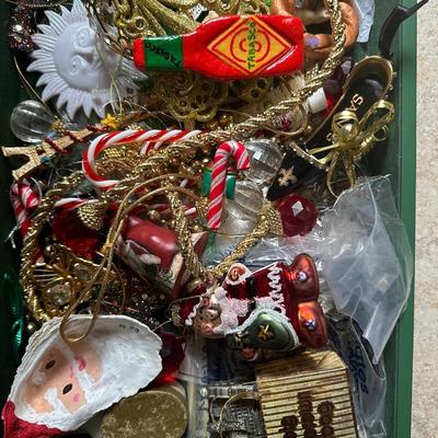 Variety of Christmas Ornaments