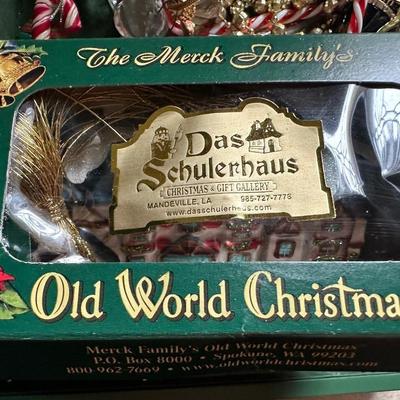 Variety of Christmas Ornaments