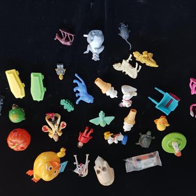 SMALL, SOME VINTAGE TOYS