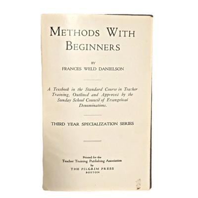 2 Antique Religious Books: Methods with Beginners & The Book of Concord