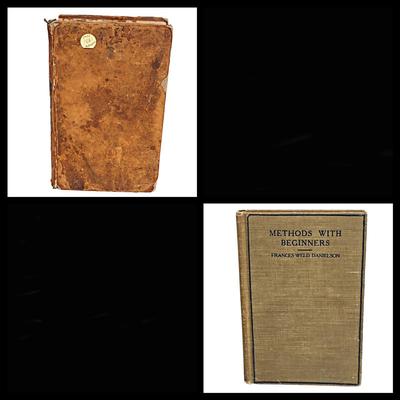 2 Antique Religious Books: Methods with Beginners & The Book of Concord