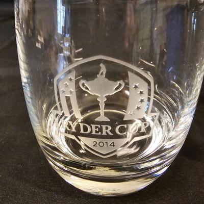 2014 Ryder Cup Decanter & Glasses by Sterling Cut Glass (L-JS)