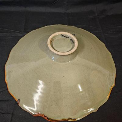 Large Ceramic Bowl w/Center Container (L-JS)