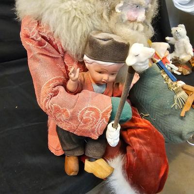 Norma DeCamp Seated Santa Figure & More (L-JS)
