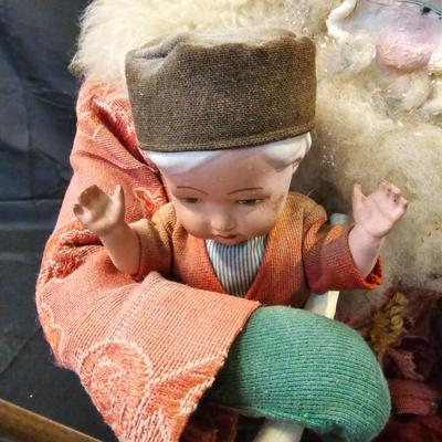 Norma DeCamp Seated Santa Figure & More (L-JS)