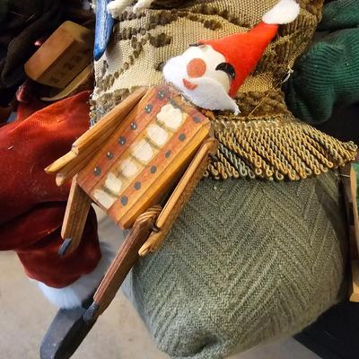 Norma DeCamp Seated Santa Figure & More (L-JS)