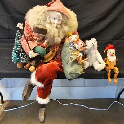 Norma DeCamp Seated Santa Figure & More (L-JS)