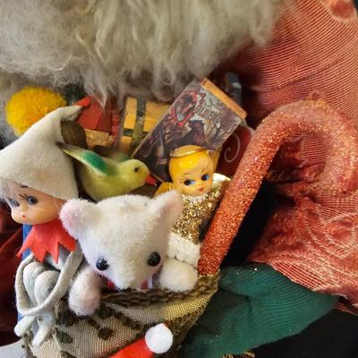 Norma DeCamp Seated Santa Figure & More (L-JS)