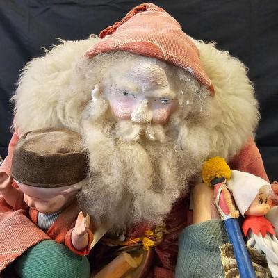 Norma DeCamp Seated Santa Figure & More (L-JS)