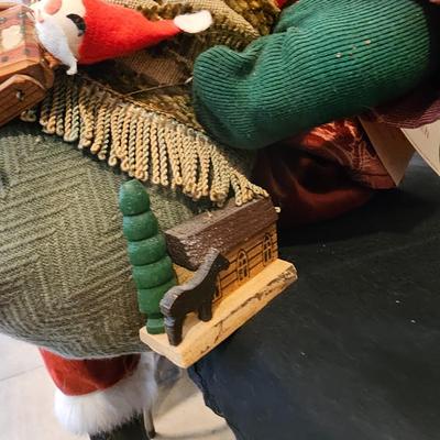 Norma DeCamp Seated Santa Figure & More (L-JS)