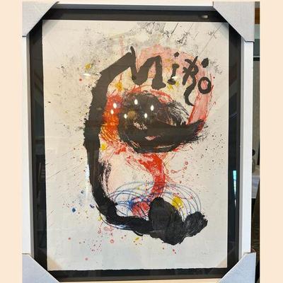 Miro hand signed