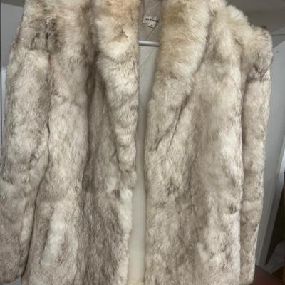 Mid Length Rabbit Fur Coat