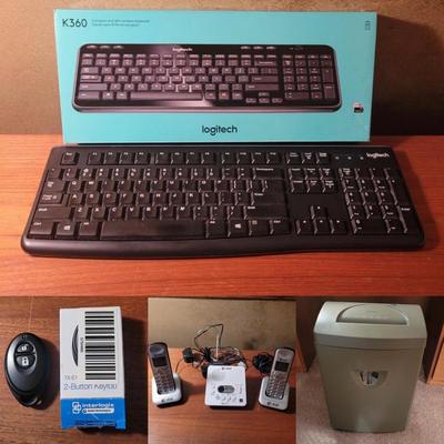 Logitech Wireless Keyboard, Shredder, & More Office Supplies (DB-CE)